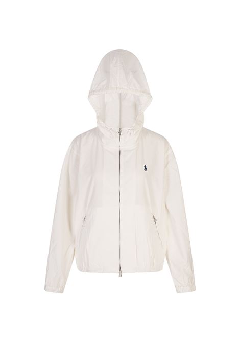 Giubbotto Leggero Bianco Con Pony Esclusivo RALPH LAUREN | 211-963166003